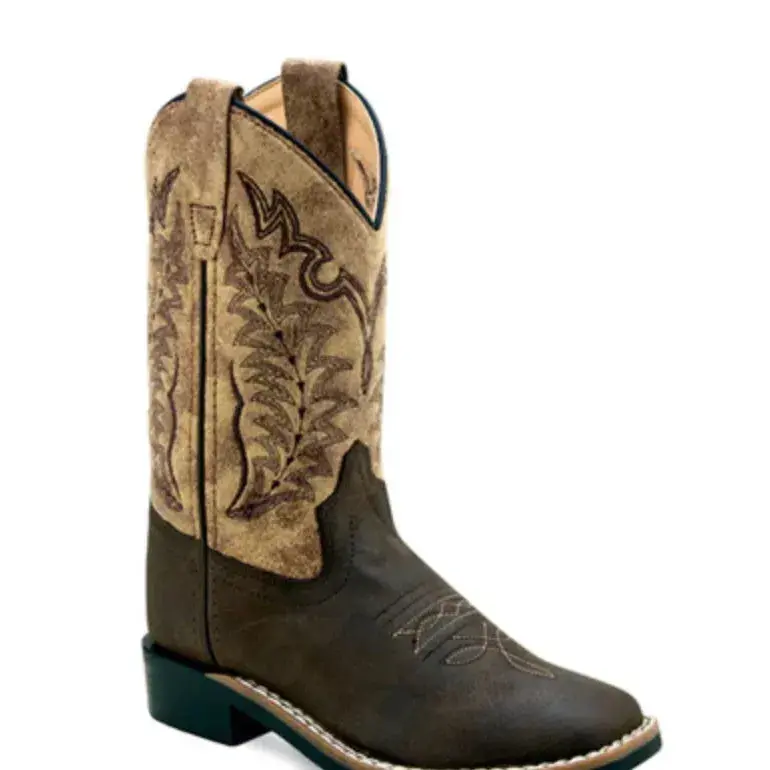 Old West Toddler Square-Toe Western Boots