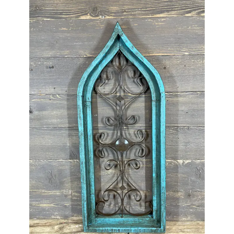 Pearson Rustic Window Wall Decor – 12×31 Inch Vintage-Inspired Frame