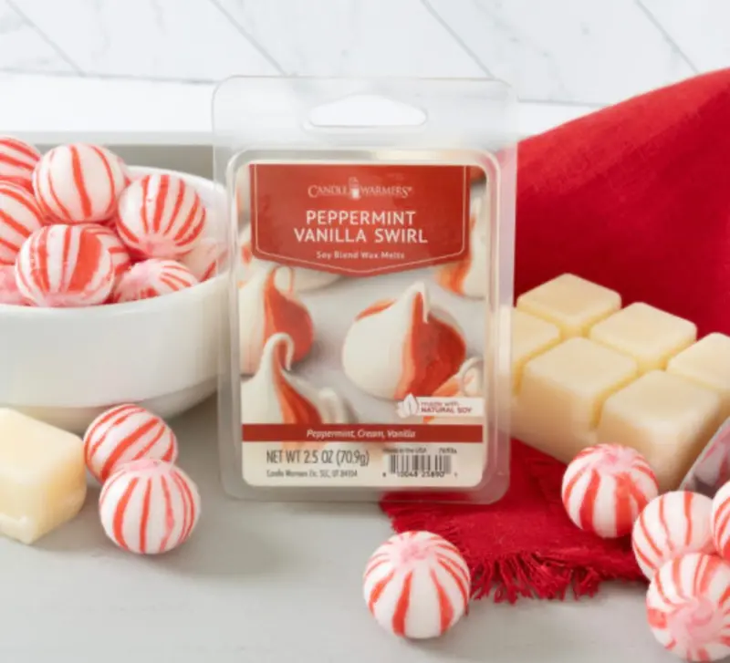 Peppermint Vanilla Swirl Scented Wax Melt