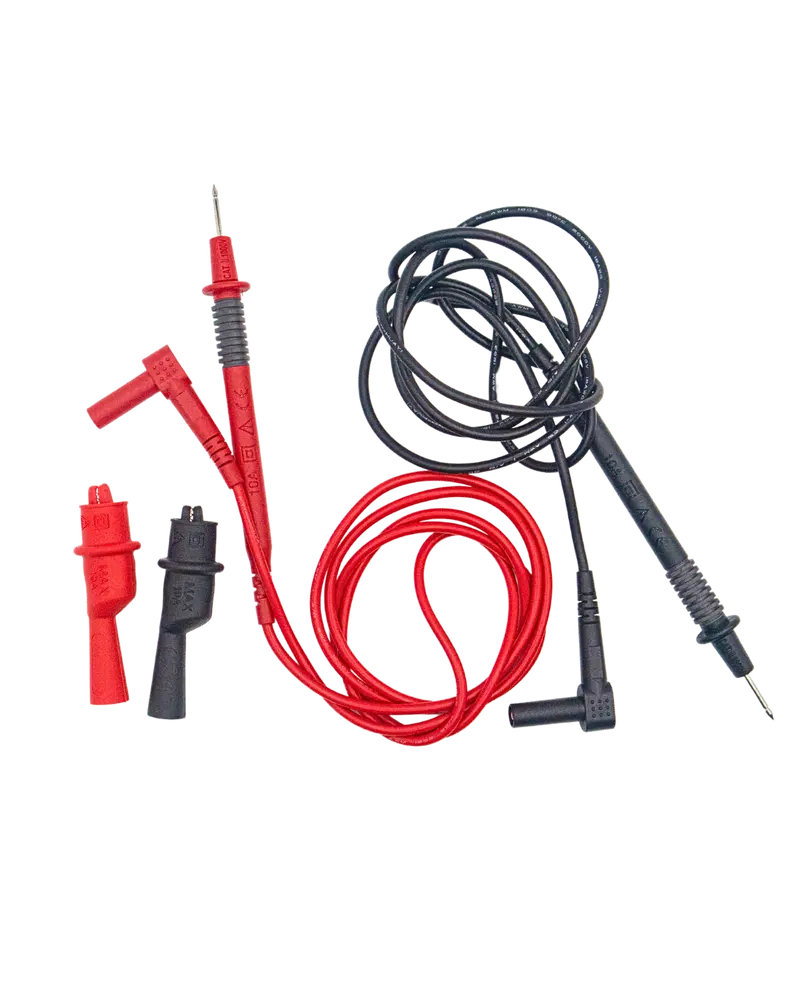 Power Probe PPTLDM600MAX: 2mm-Tip Test Leads with Crocodile Clips for DM600MAX