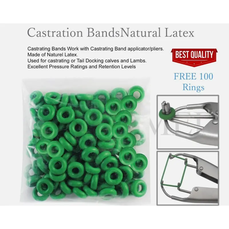 Producer’s Choice Elastrator Pliers and Ring Kit – For Efficient Calf Castration & Tail Docking