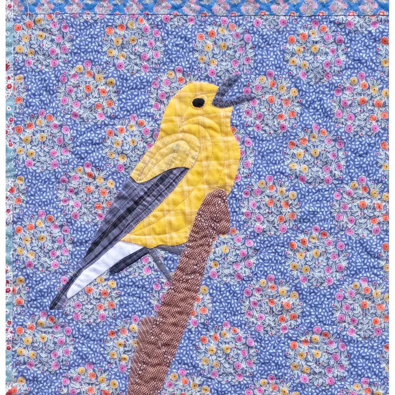 Prothonotary Warbler Machine Embroidery File