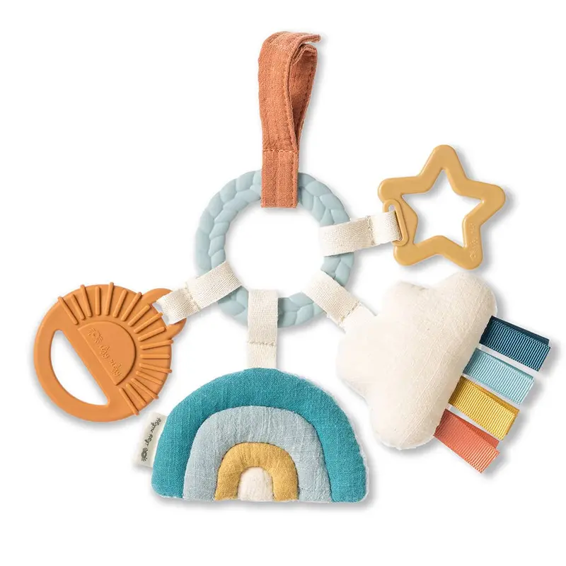Rainbow Bitzy Busy Ring™ Teething Activity Toy for Babies
