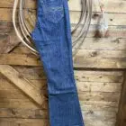 Rock & Roll Denim High-Rise Trouser Jeans – Tailored Straight Leg