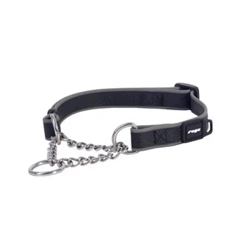 Rogz Amphibian Control Collar with Integrated Chain – Adjustable Dog Training Collar