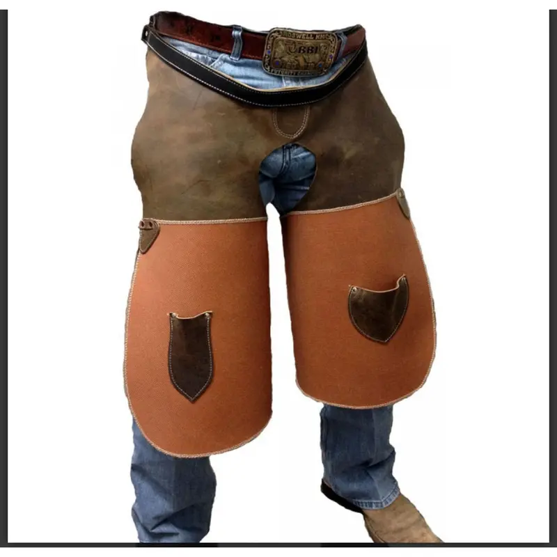 Saddle Barn Farrier Chaps with Heavy-Duty Duck Fabric
