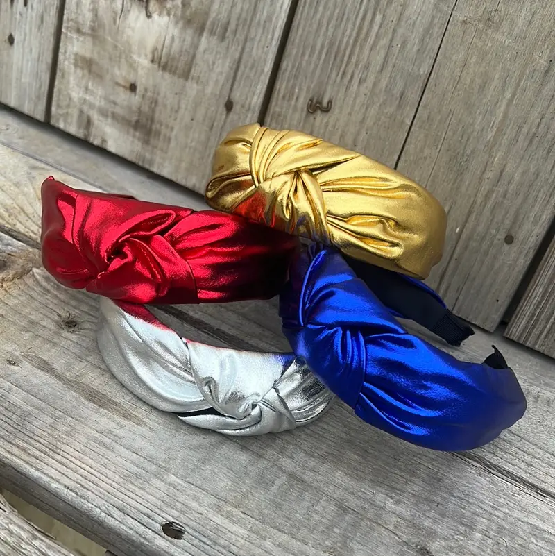 Shimmering Metallic Hair Bands