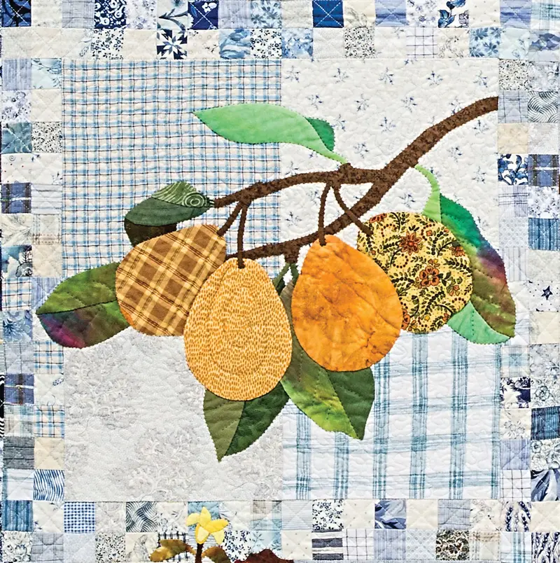 Simply Delicious Quilt Pattern – Block 1: Plentiful Pears Digital Download