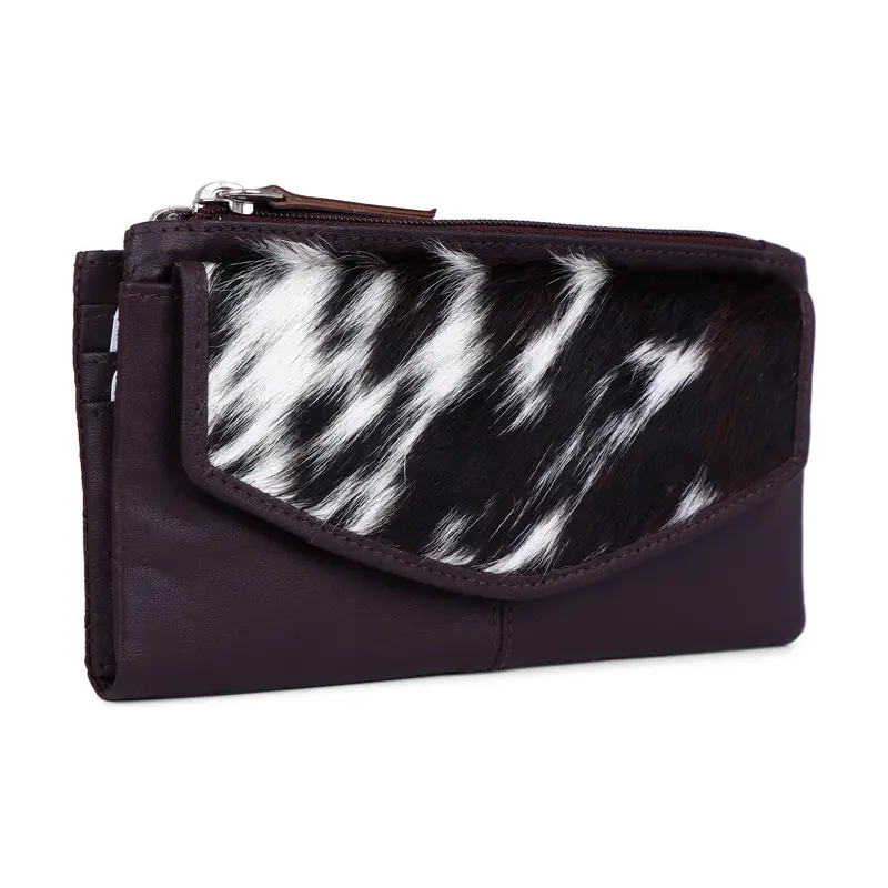 Sixtease Brown Cowhide Bifold Wallet – Durable Leather & Classic Style