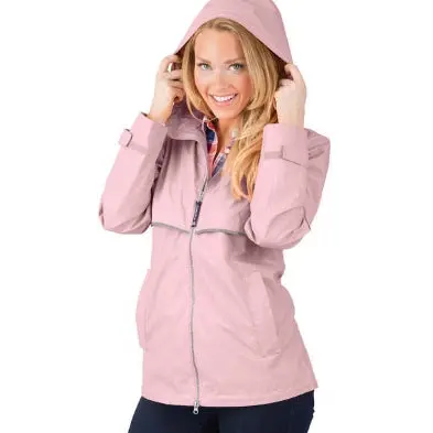 Soft Pink Women’s Lightweight Raincoat
