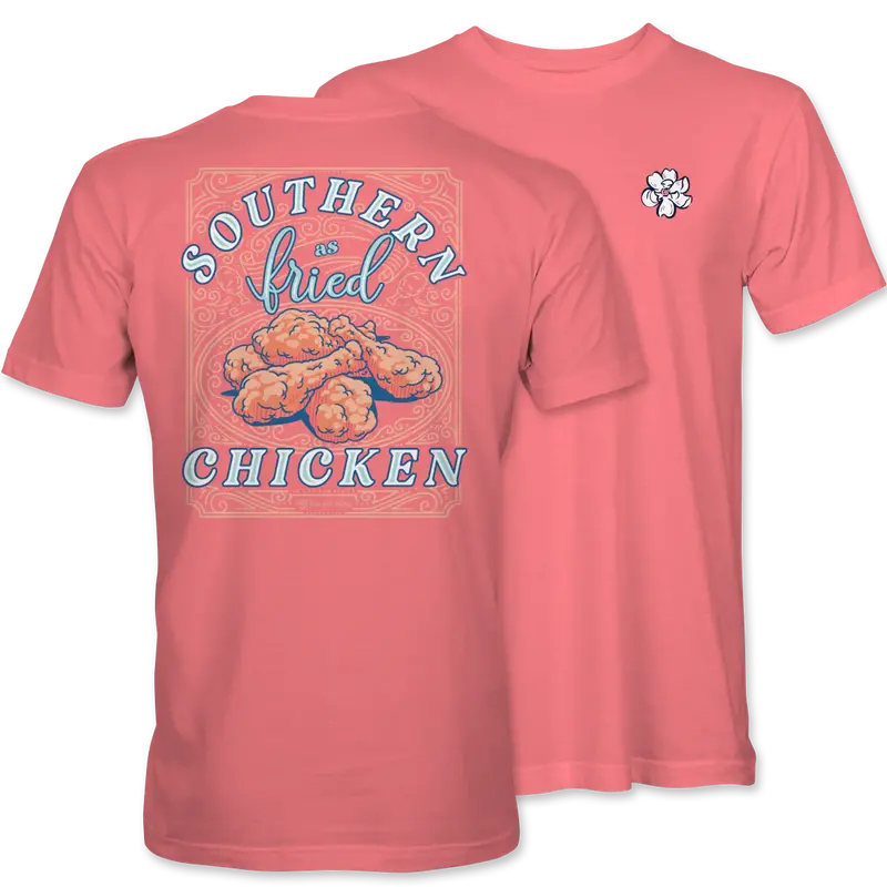Southern-Style Fried Chicken Themed T-Shirt
