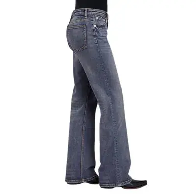 Stetson Women’s Loose Bootcut Western Jeans