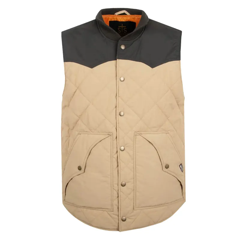 STS Pagosa Men’s Insulated Vest – Rugged Outdoor Style – STS3549