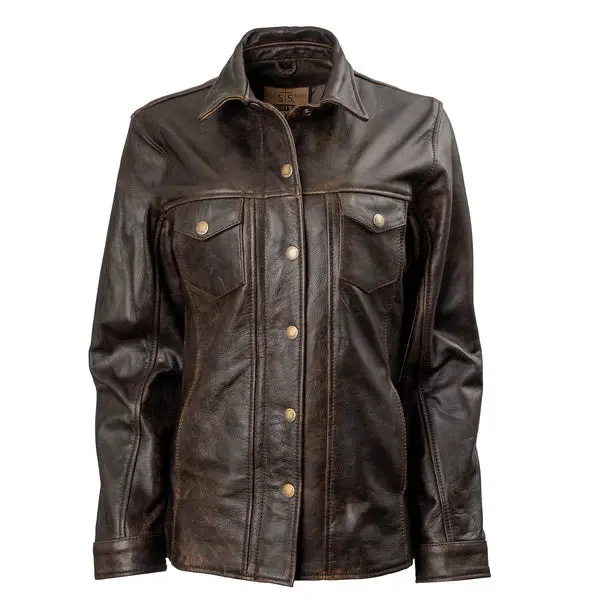 STS Rancher Women’s Antique Bronze Leather Jacket – STS5246