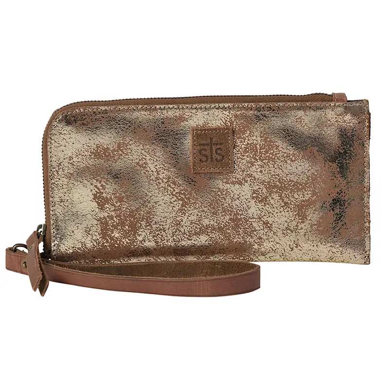 STS Ranchwear Flaxen Roan Leather Clutch – STS31120