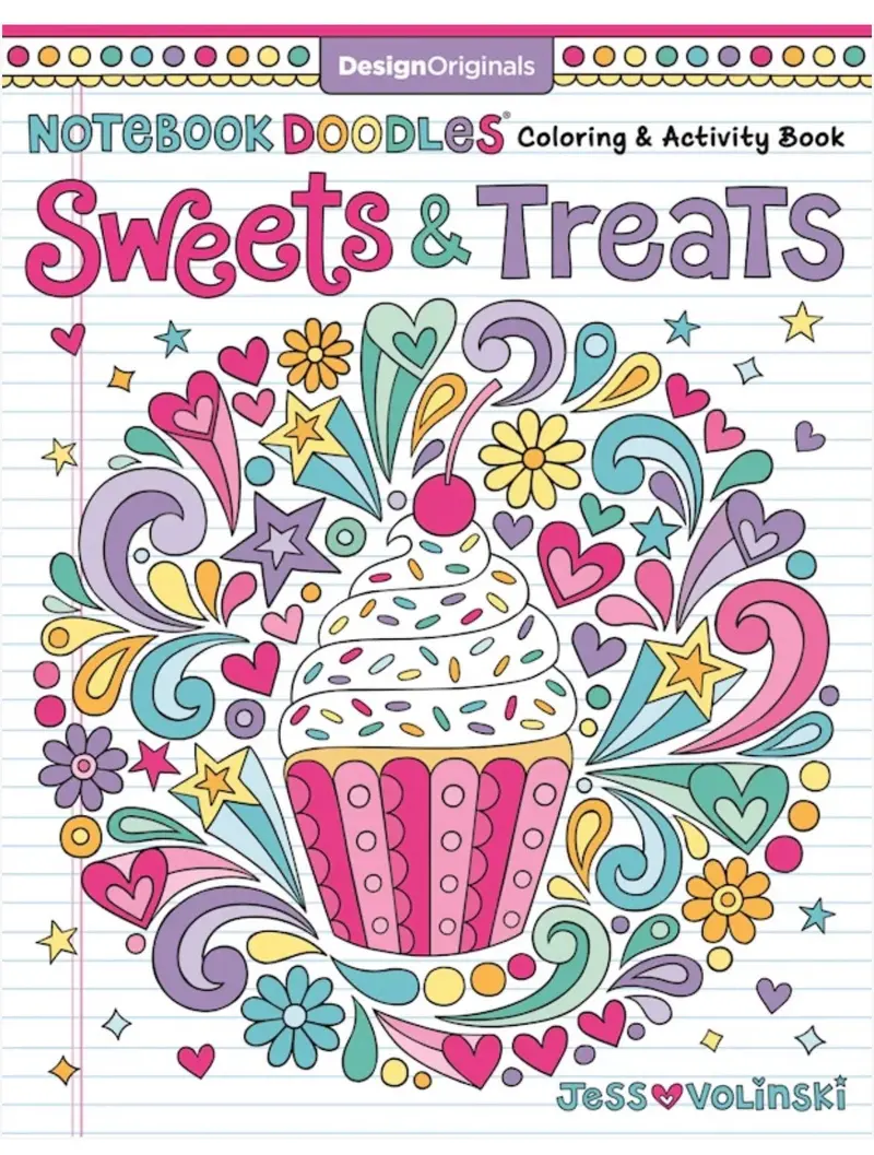 Sweets & Treats Doodle Notebook – Fun Candy-Inspired Pages