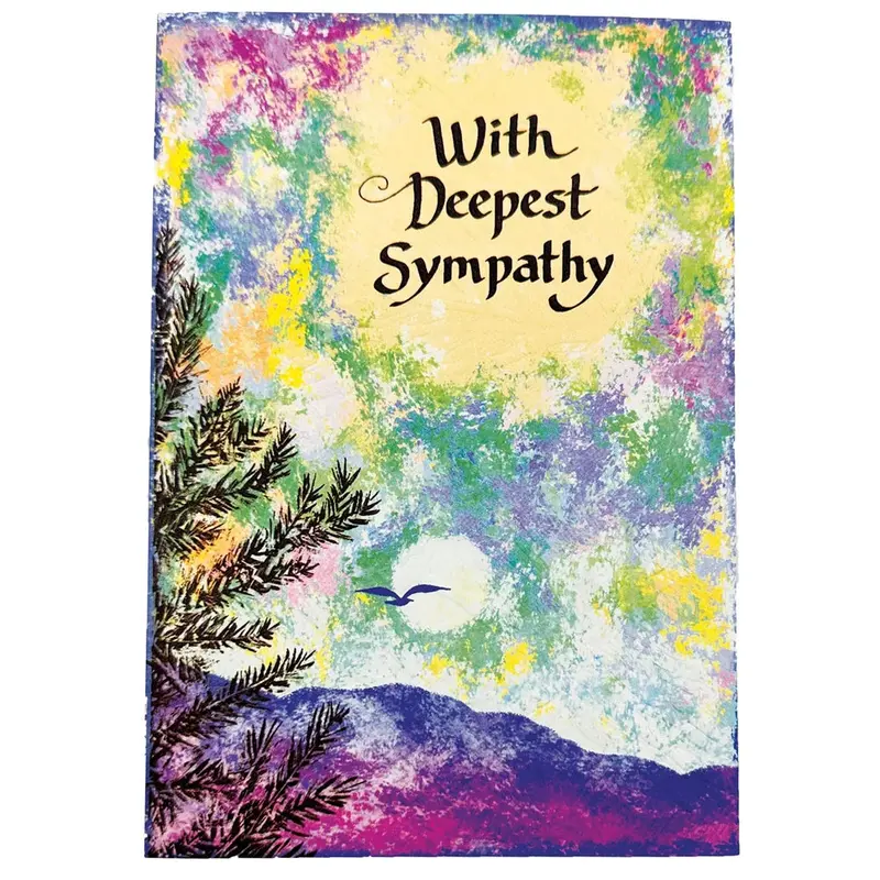 Sympathy Gift Message – With Deepest Sympathy