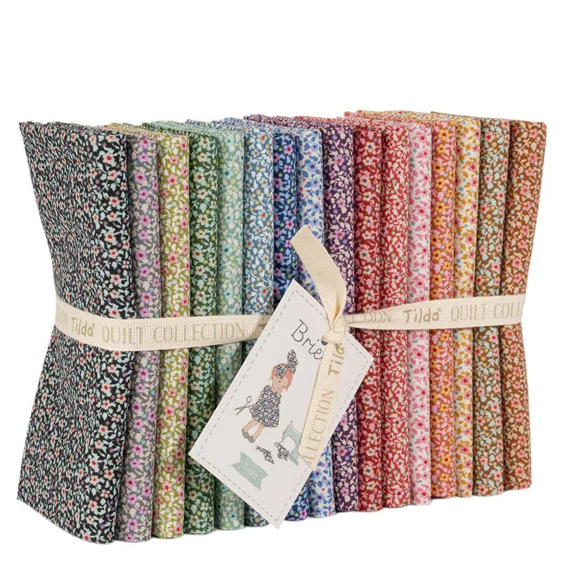 Tilda Brie Fat Quarter Bundle – Soft-Toned Quilting Fabric Set