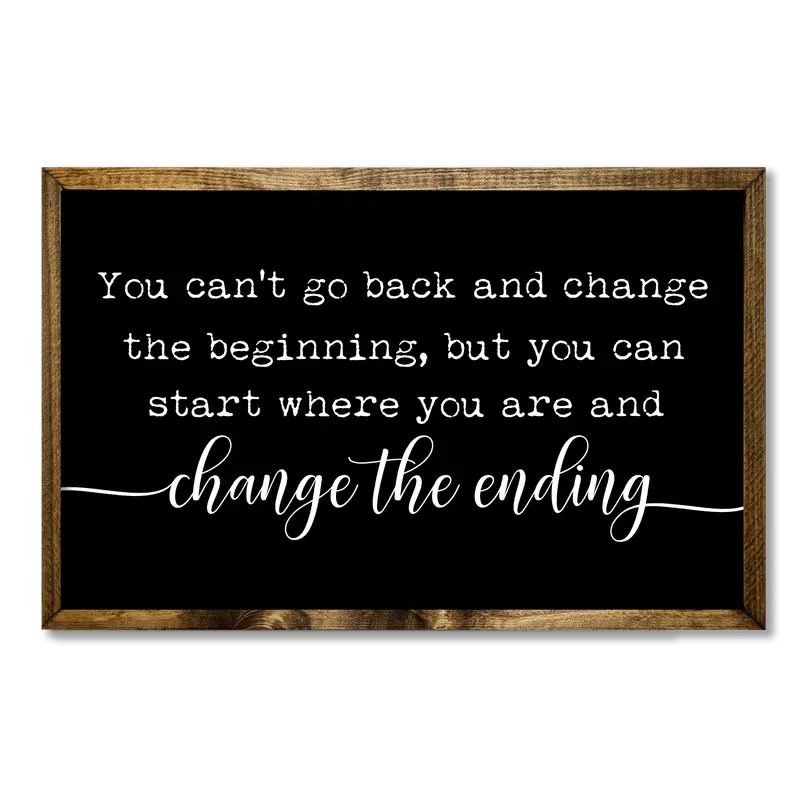 Timberland Frame Art Print: ‘Change the Ending’ Theme