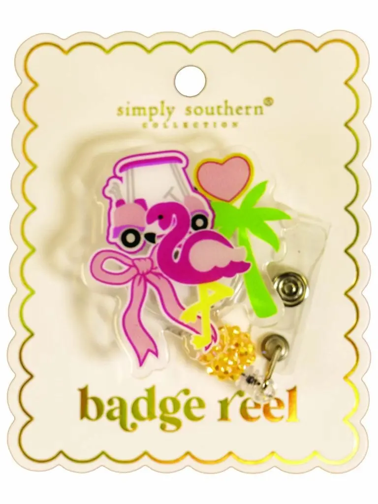 Tropical-Themed Badge Reel