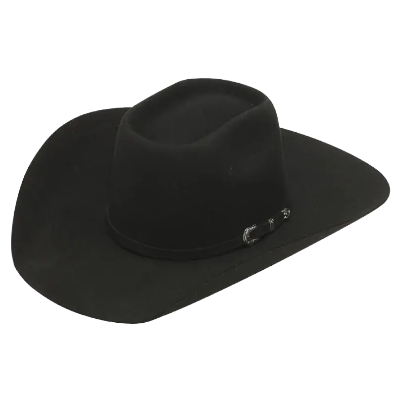 Twister Authentic 5X Black Australian Wool Cowboy Hat – T7540201