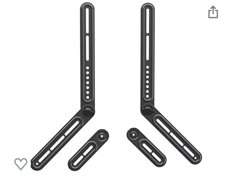 Universal Soundbar Mount – Adjustable Wall or TV Stand Bracket