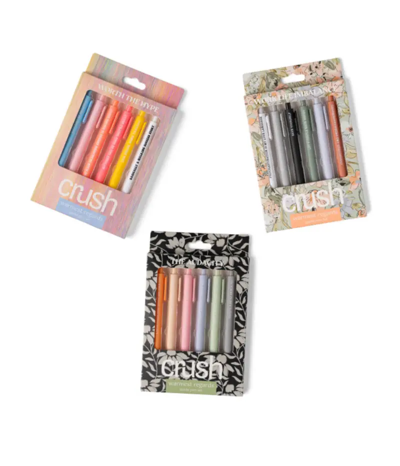 ‘Warmest Regards’ Elegant Quote-Themed Pen Set