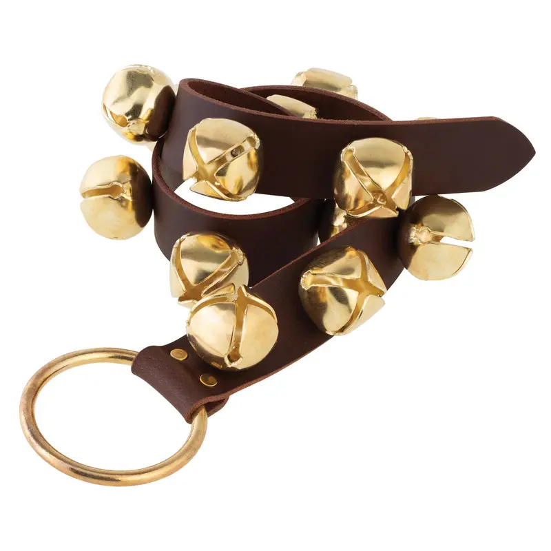 Weaver Brass Sleigh Bells – 32″ Strand for Horse Tack or Decorative Use