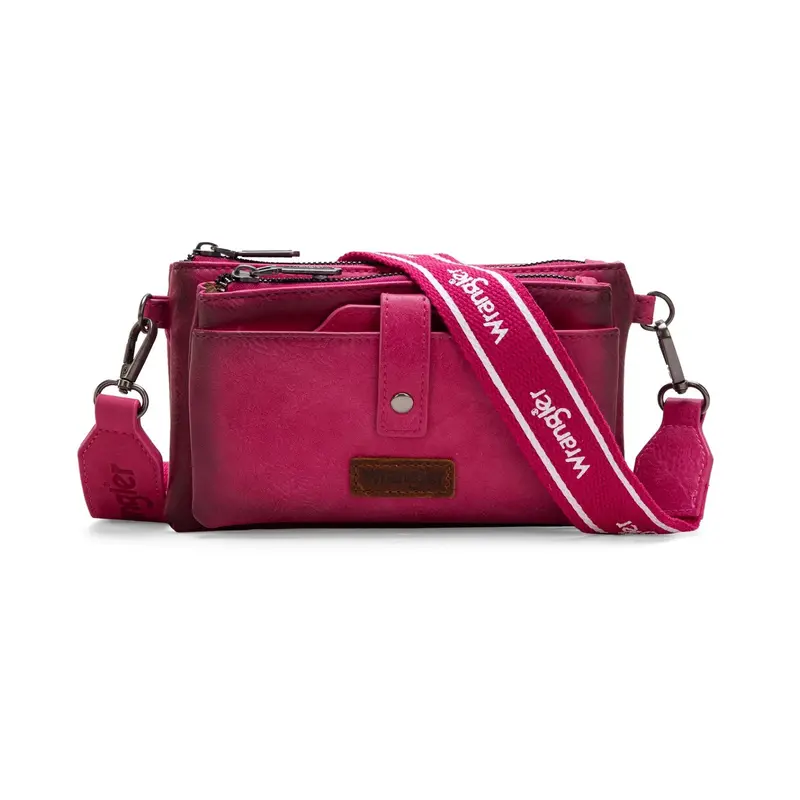 Wrangler Dual-Zipper Crossbody Bag for Everyday Carry