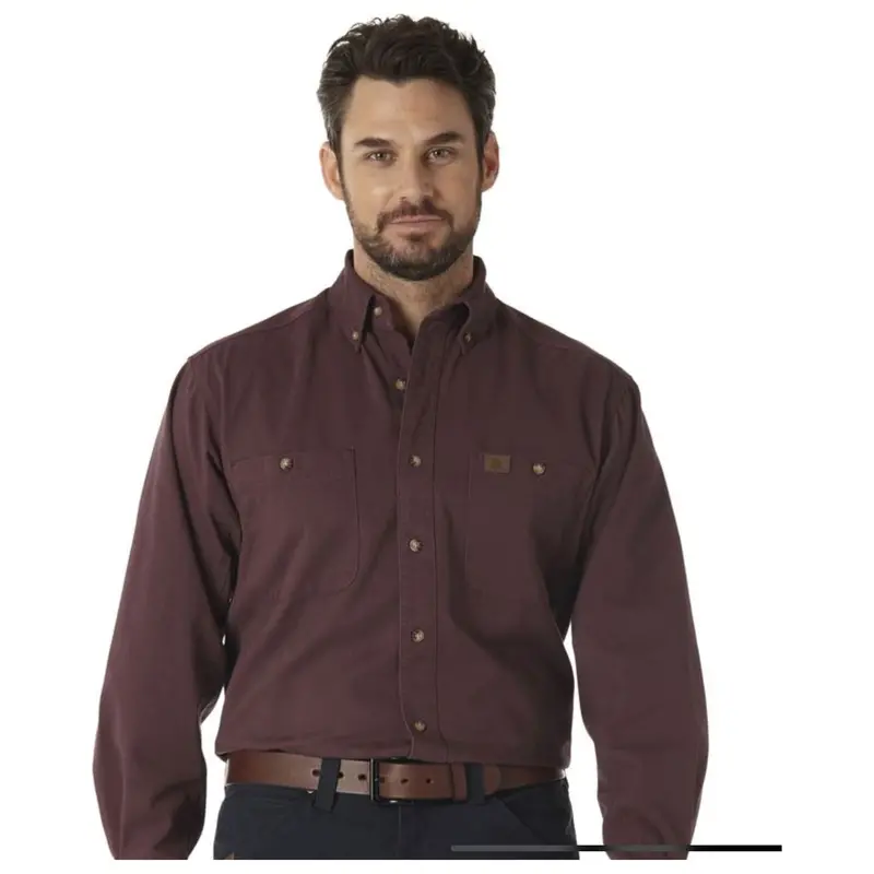 Wrangler RIGGS Work Shirt – Durable Ripstop Cotton Blend (103W501BG)
