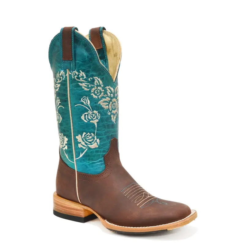 Youth Turquoise Cowboy Boot Style 4110 – Vibrant Western Look
