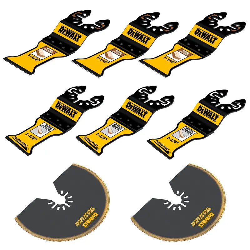 Dewalt Dwa428Set Oscillating Tool General-Purpose Accessory Kit (8-Piece) 1