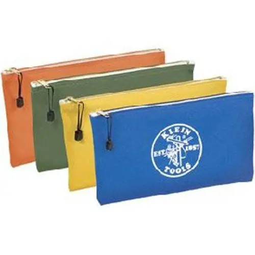 Klein 5140 Multi-Color Canvas Tool Bag – 4-Pack Assortment 1