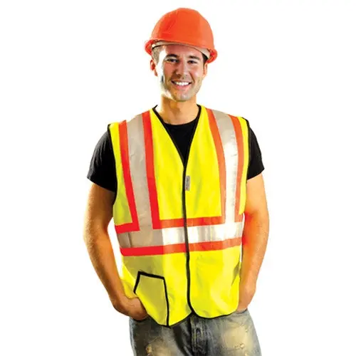 Occunomix Lux-Ssg2T Solid Two-Tone High-Visibility Safety Vest 1